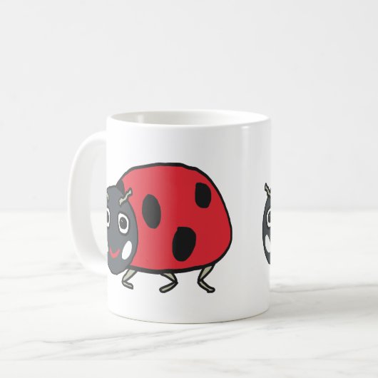 Ladybird Ladybug Kaffeetasse (Vorderseite Links)