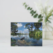 Ladybird Lake / Austin Texas Skyline 3 Postkarte (Stehend Vorderseite)