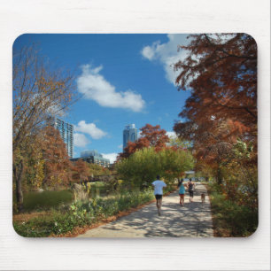 Ladybird Lake Butler Running Trail - Austin, Texas Mousepad