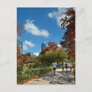 Ladybird Lake Butler Running Trail - Austin, Texas Postkarte