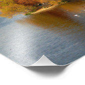 Ladybird Lake Fall Rower - Downtown Austin Texas Fotodruck (Ecke)