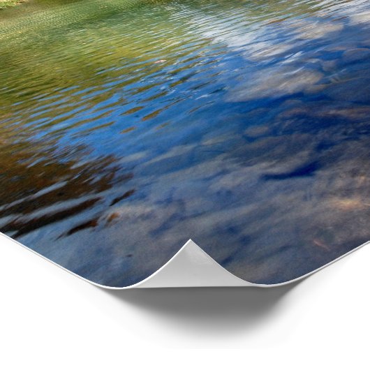 Ladybird Lake Running Trail Bridge - Austin, Texas Poster (Ecke)