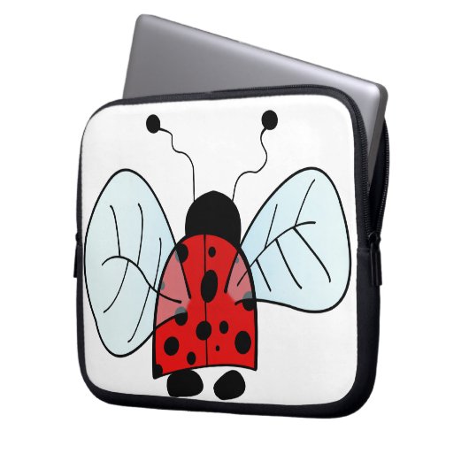 Ladybird Laptopschutzhülle (Vorderseite Links)