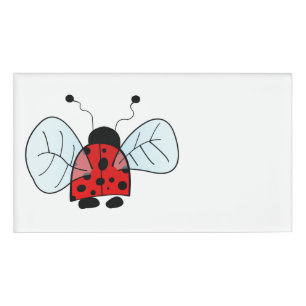 Ladybird Namenschild