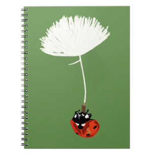 Ladybird, Niedliches rotes Ladybug SpiralNotebook Notizblock