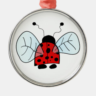 Ladybird Ornament Aus Metall