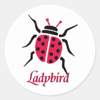 Ladybird Runder Aufkleber