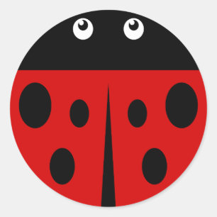 Ladybird Runder Aufkleber