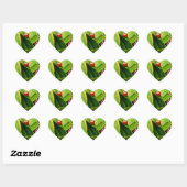 Ladybird-Sticker Herz-Aufkleber (Blatt)