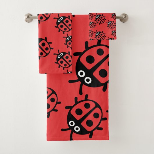 Ladybird und Ladybug Badhandtuch Set (Insitu)