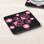 Ladybird und Ladybug Getränkeuntersetzer (Linke Seite)