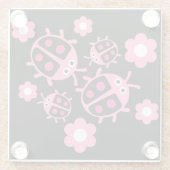 Ladybird und Ladybug Glasuntersetzer (Rückseite)