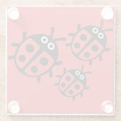 Ladybird und Ladybug Glasuntersetzer (Rückseite)