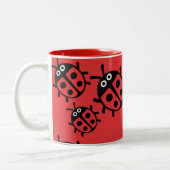 Ladybird und Ladybug Zweifarbige Tasse (Links)