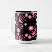 Ladybird und Ladybug Zweifarbige Tasse (Vorderseite Links)