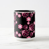 Ladybird und Ladybug Zweifarbige Tasse (Mittel)