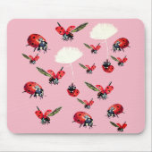 Ladybirds Custom Background Mousepad (Vorne)