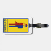 Ladyboy/Tomboy-Toilette ⚠ thailändisches ⚠ Gepäckanhänger (Rückseite horizontal)