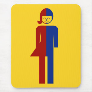 Ladyboy/Tomboy-Toilette ⚠ thailändisches ⚠ Mousepad