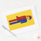 Ladyboy/Tomboy-Toilette ⚠ thailändisches ⚠ Rechteckiger Aufkleber (Umschlag)