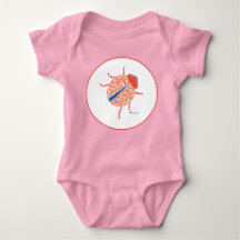 Ladybug 1-teilige Baby Bodysuit