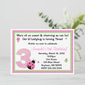 Ladybug 3 einladung (Stehend Vorderseite)