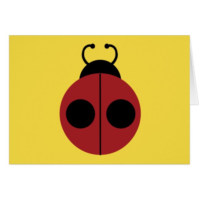 Ladybug 60er Retro cool (Vorderseite (Horizontal))