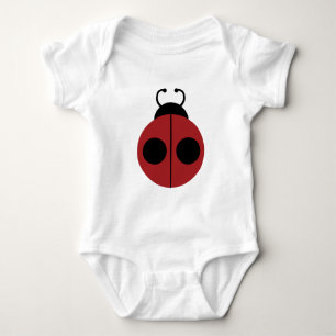Ladybug 60er Retro cool Baby Strampler
