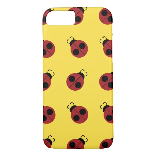 Ladybug 60er Retro cool Case-Mate iPhone Hülle (Rückseite)