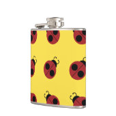 Ladybug 60er Retro cool Flachmann (Links)