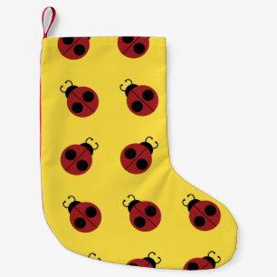 Ladybug 60er Retro cool Kleiner Weihnachtsstrumpf