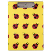 Ladybug 60er Retro cool Klemmbrett (Vorderseite)