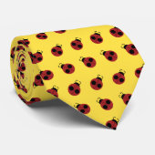 Ladybug 60er Retro cool Krawatte (Gerollt)