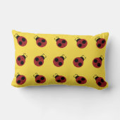 Ladybug 60er Retro cool Lendenkissen (Rückseite)
