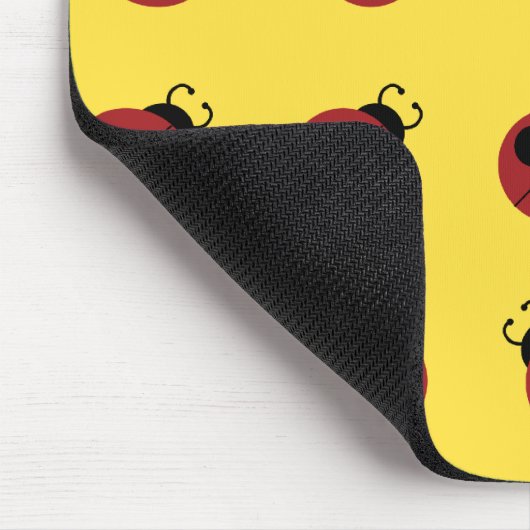 Ladybug 60er Retro cool Mousepad (Ecke)