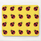Ladybug 60er Retro cool Mousepad (Vorne)