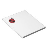 Ladybug 60er Retro cool Notizblock (angewinkelt)