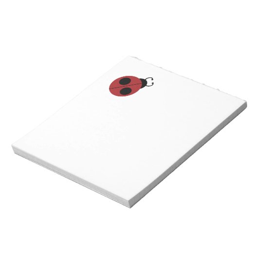 Ladybug 60er Retro cool Notizblock (Rotiert)