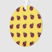 Ladybug 60er Retro cool Ornament (Vorderseite)