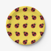Ladybug 60er Retro cool Pappteller (Vorderseite)