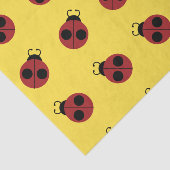 Ladybug 60er Retro cool Seidenpapier (Ausschnitt)