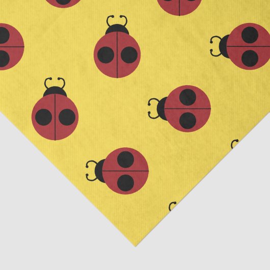 Ladybug 60er Retro cool Seidenpapier (Ausschnitt)