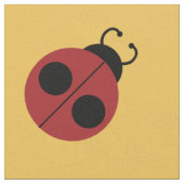 Ladybug 60er Retro cool Stoff (Nahaufnahme)