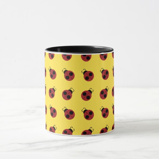 Ladybug 60er Retro cool Tasse (Zentrum)
