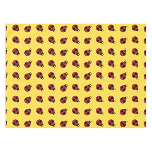 Ladybug 60er Retro cool Tischdecke (Vorderseite (Horizontal))