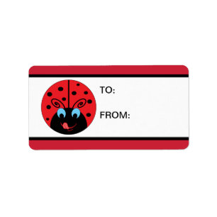 Ladybug Adressaufkleber