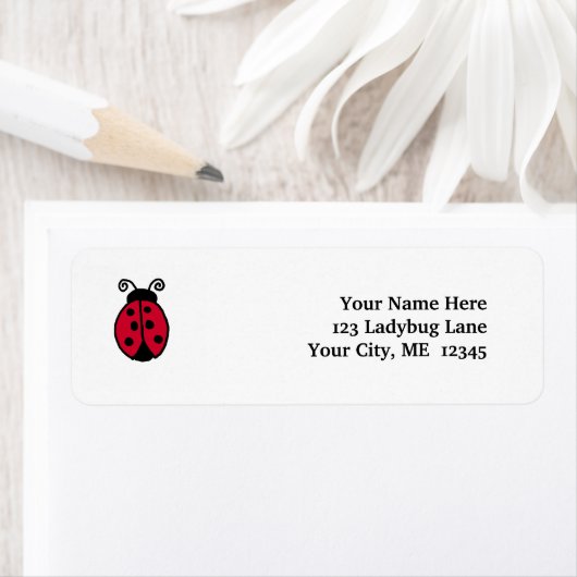 Ladybug-Adressetikett (Insitu)