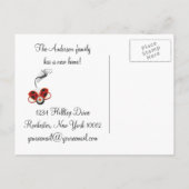 Ladybug - Änderung der Adresskarten Ankündigungspostkarte (Rückseite)