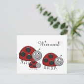 Ladybug - Änderung der Adresskarten Ankündigungspostkarte (Stehend Vorderseite)