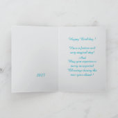 Ladybug Aquarell : Herzlichen Glückwunsch zum Gebu Karte (Innenseite)